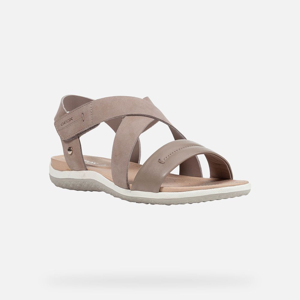 Sandalias Geox Senhora Bege - Vega - QSAJO4675